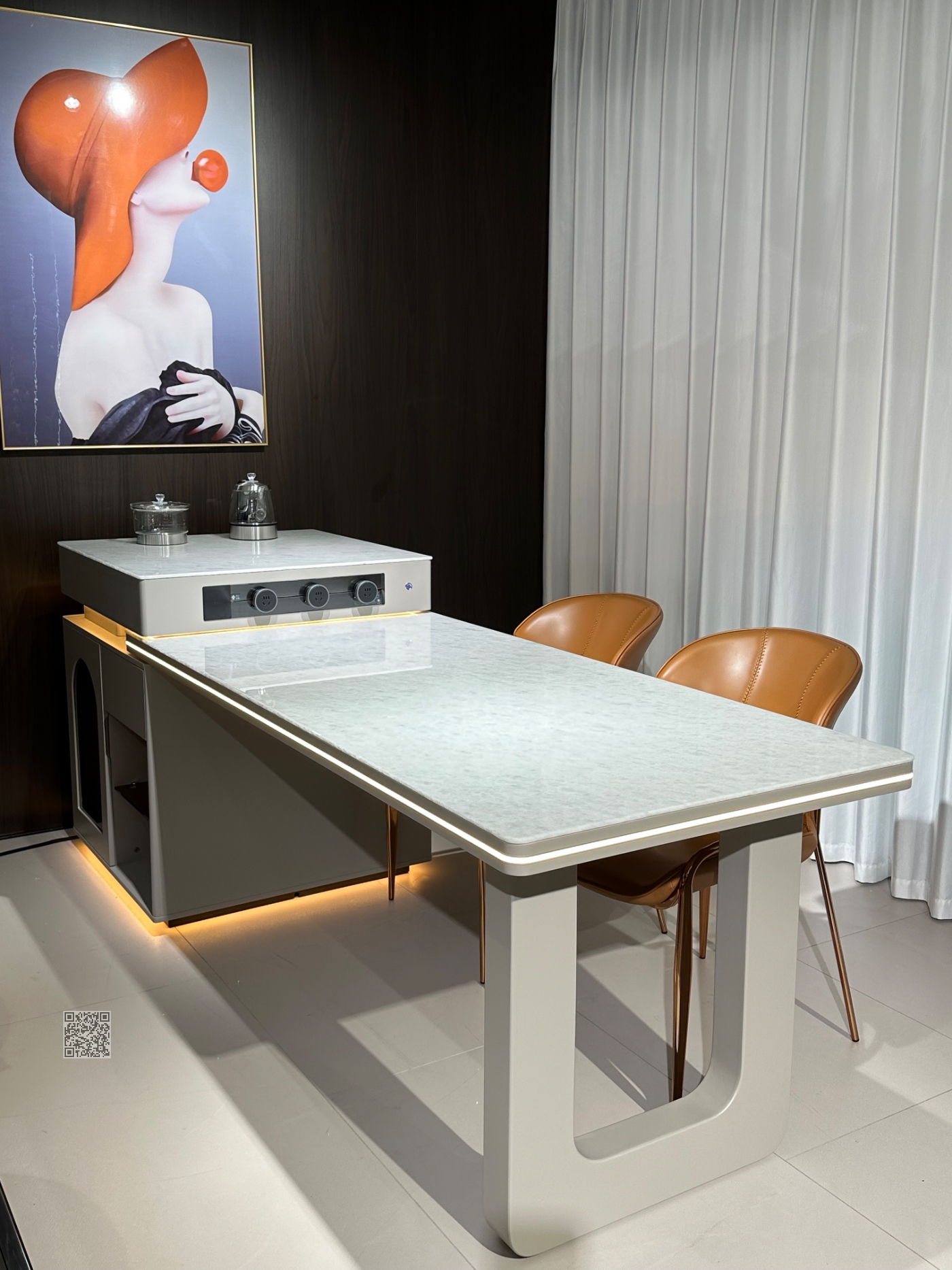 Ｄ29水晶白天然奢石岛台