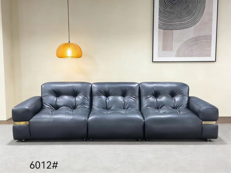 6012皮沙发