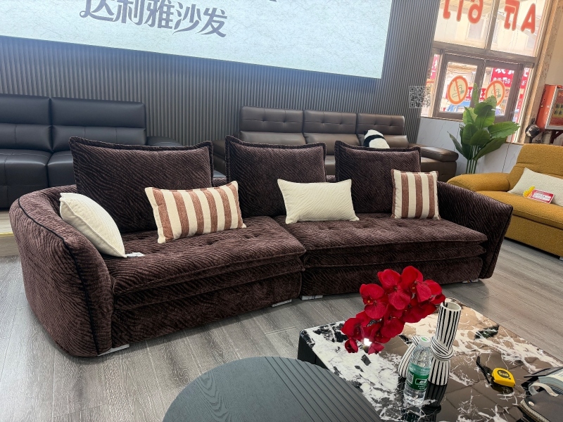 398 弧形沙发双层坐垫全拆洗